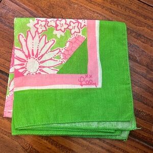 Lilly Pulitzer Ford Breast Cancer Handkerchief